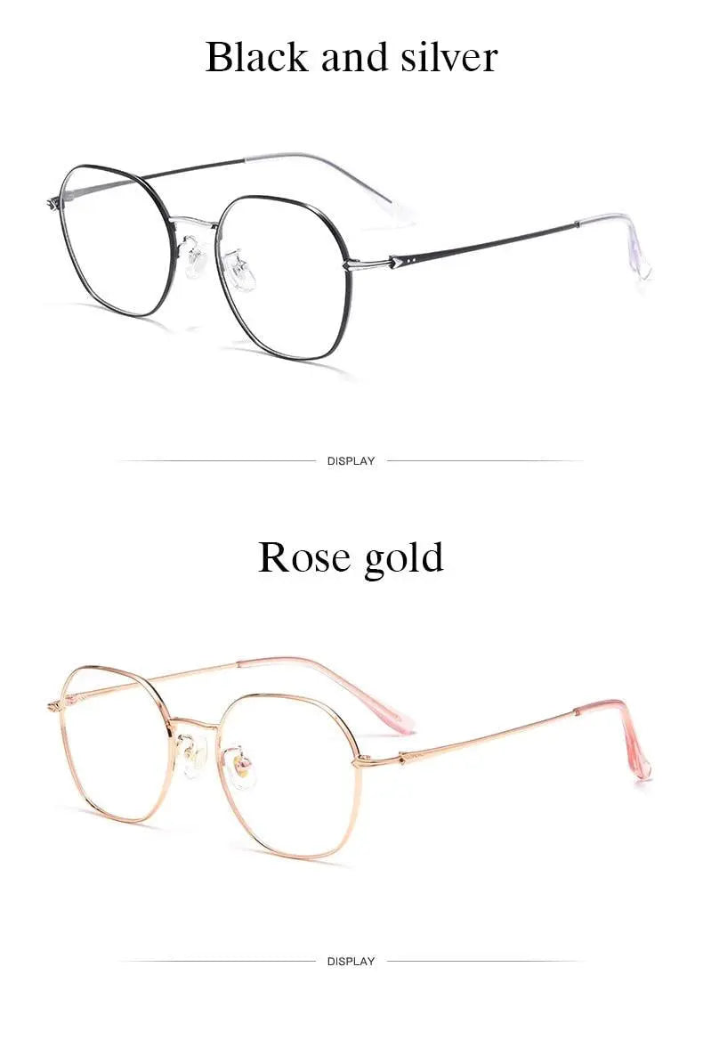Unisex Oval Full Rim Alloy Prescription Glasses 53059 — view 13 | Rx Spectacle