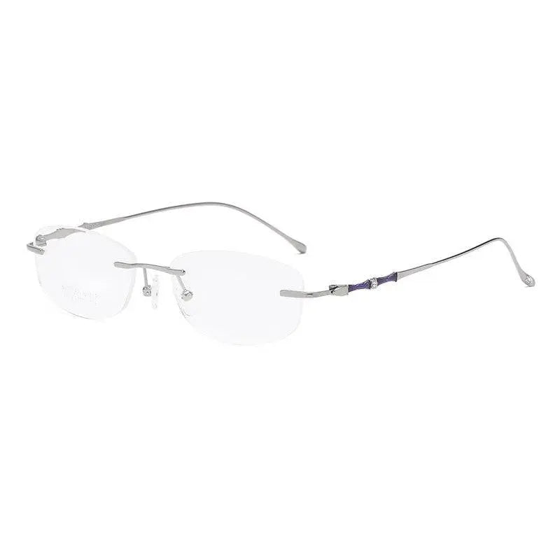 Women's Rimless Titanium Prescription Glasses 2879 — view 12 | Rx Spectacle