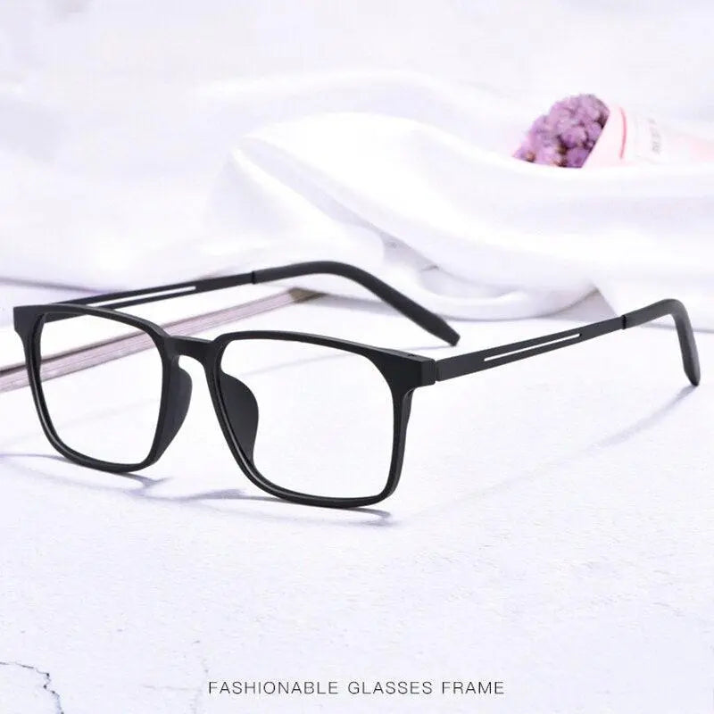Unisex Full Rim Titanium Prescription Glasses 8878 — view 10 | Rx Spectacle