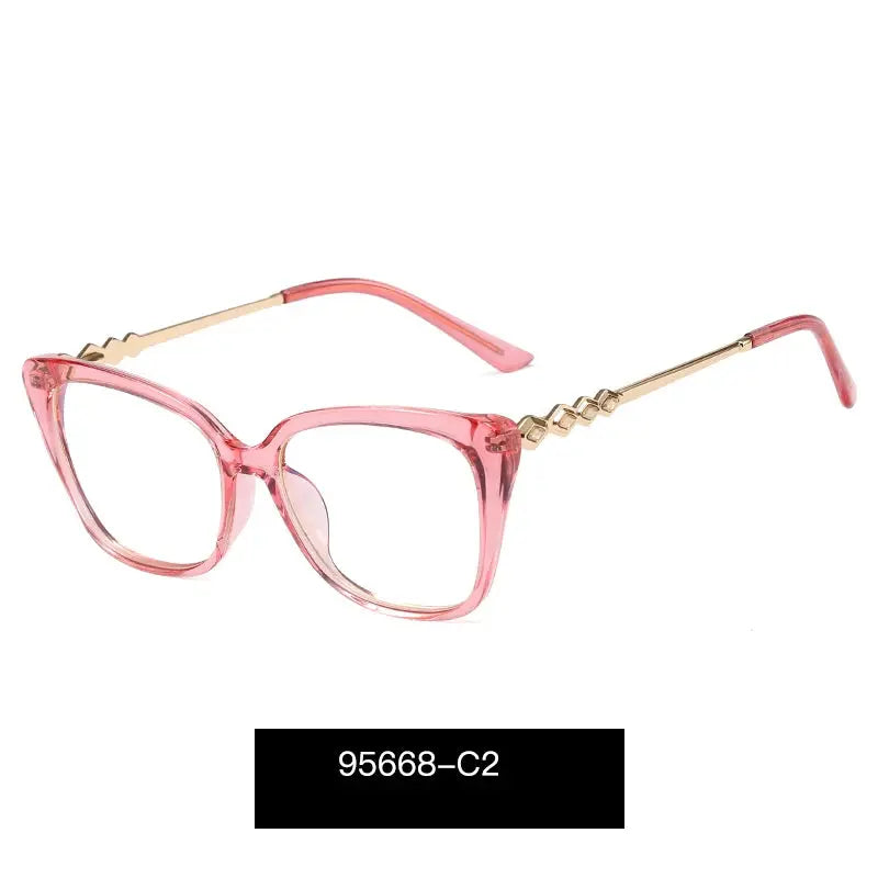 Women's Cat Eye Full Rim TR90 Prescription Glasses 195668 — view 9 | Rx Spectacle