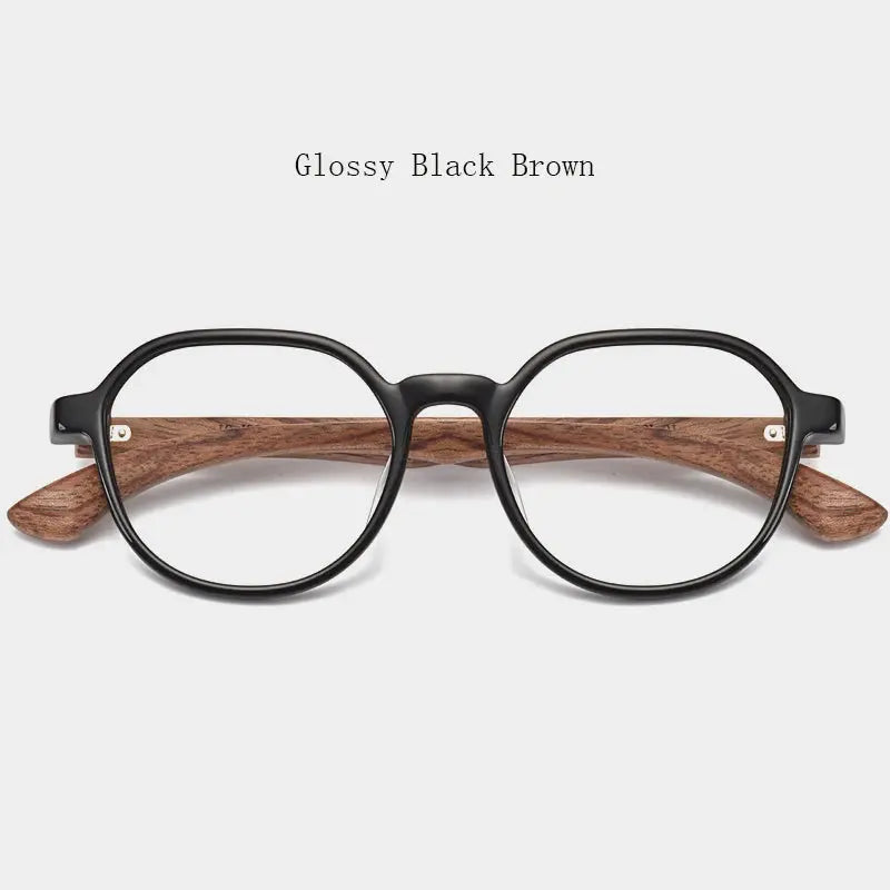 Unisex Square Full Rim Acetate Flat Top Prescription Glasses 7592 — view 6 | Rx Spectacle