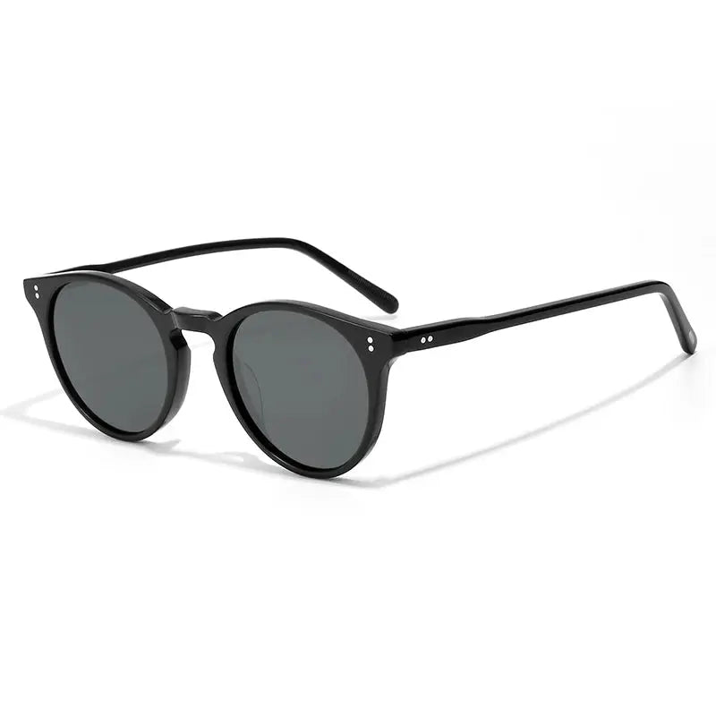 Round Full Rim Acetate Prescription Glasses 605183 — view 11 | Rx Spectacle