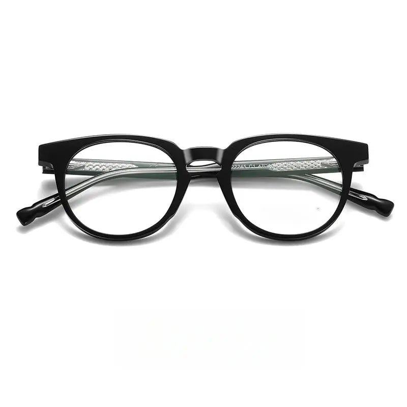 Women's Round Full Rim Acetate Prescription Glasses 622245 — view 5 | Rx Spectacle