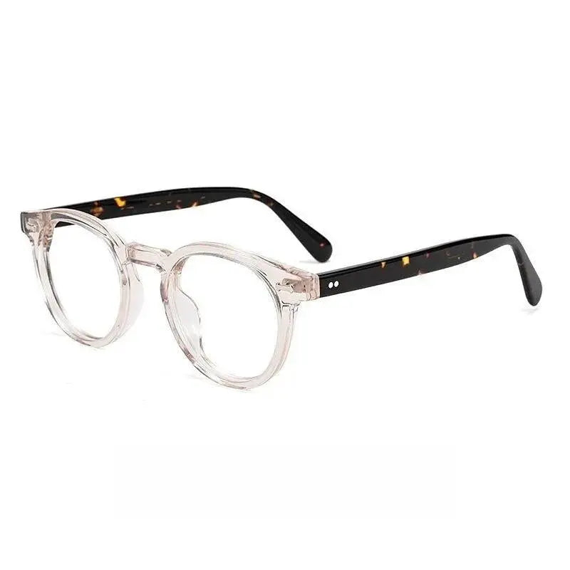 Unisex Round Full Rim Acetate Prescription Glasses Kbt9861 — view 11 | Rx Spectacle