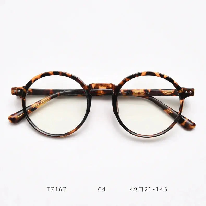 Unisex Round Full Rim TR90 Prescription Glasses 47167 — view 8 | Rx Spectacle