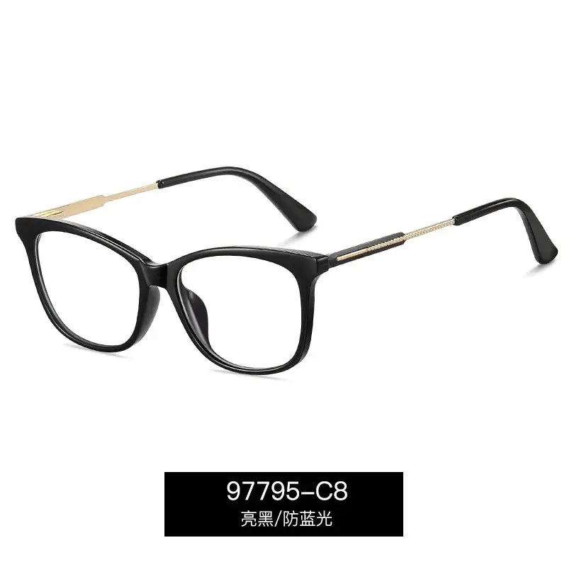 Women's Square Full Rim TR90 Prescription Glasses 397795 — view 10 | Rx Spectacle