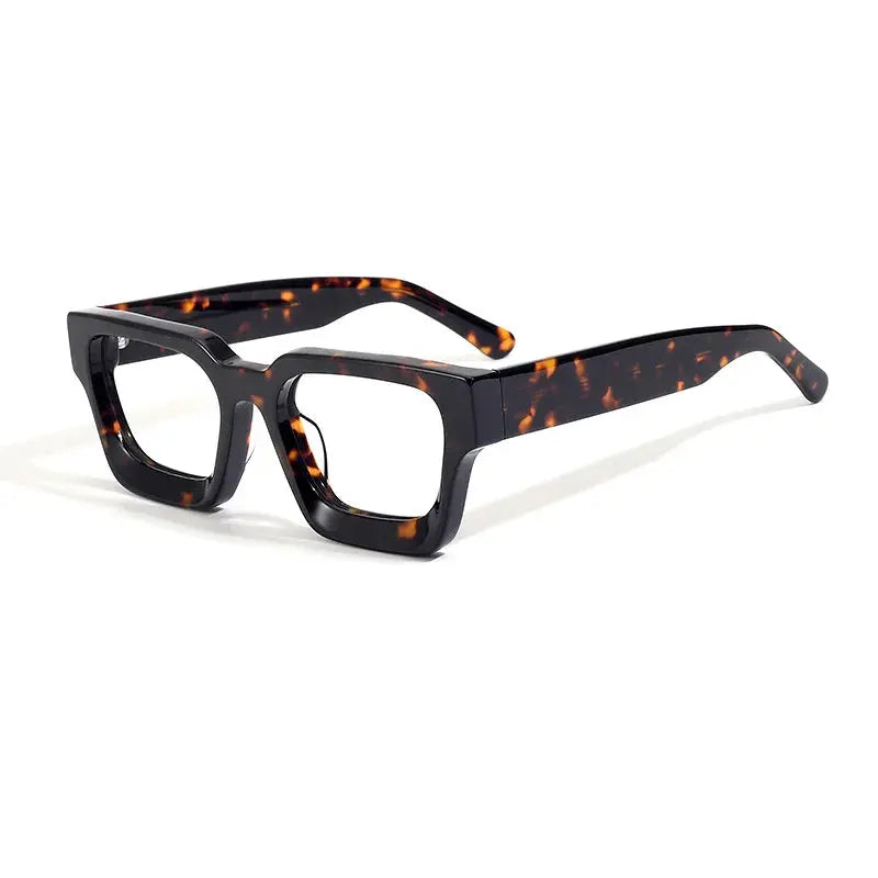 Unisex Browline Full Rim Acetate Prescription Glasses 71439 — view 7 | Rx Spectacle
