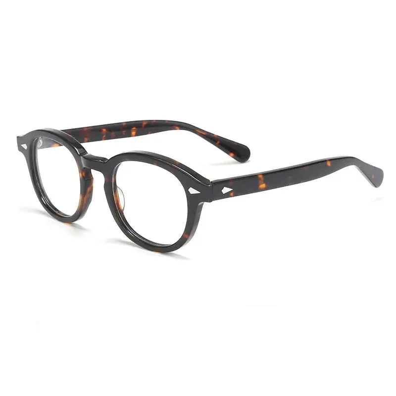Unisex Oval Full Rim Acetate Prescription Glasses 80122 — view 11 | Rx Spectacle