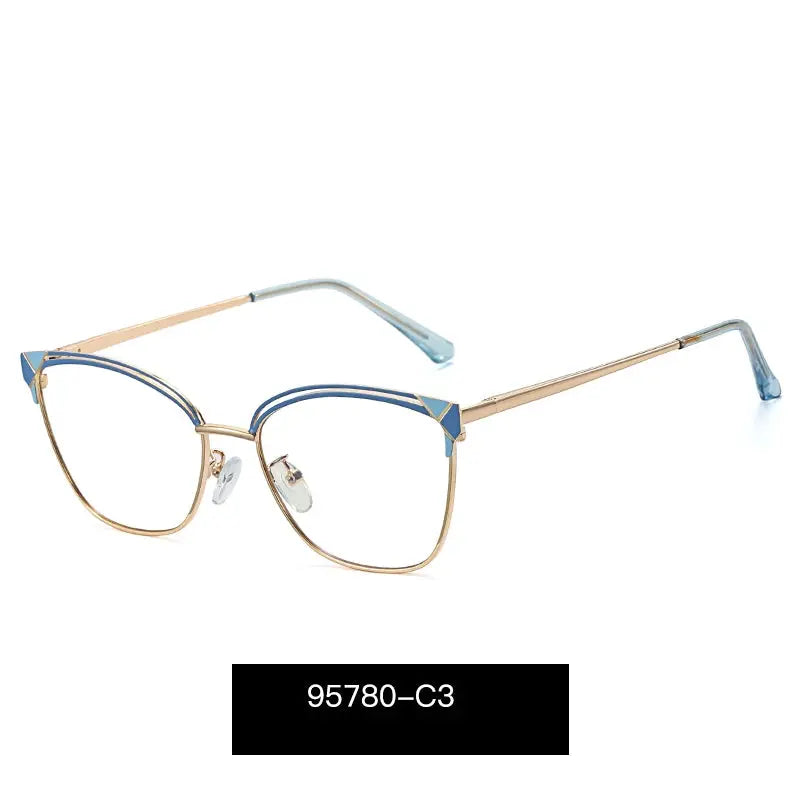 Women's Cat Eye Full Rim TR90 Prescription Glasses 795780 — view 9 | Rx Spectacle