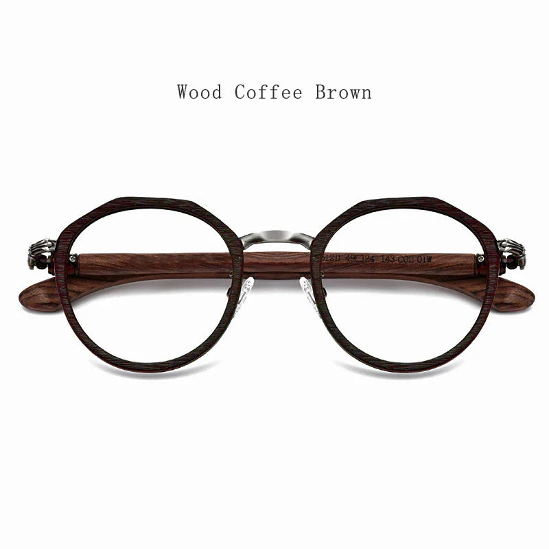 Polygon Full Rim Titanium Prescription Glasses 561200 — view 4 | Rx Spectacle
