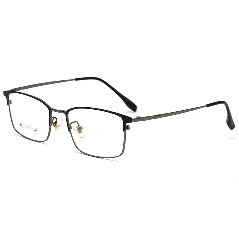 Men's Polygon Full Rim Alloy Prescription Glasses 942082 — view 6 | Rx Spectacle