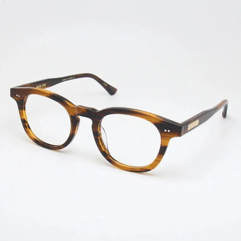 Unisex Square Full Rim Acetate Prescription Glasses 396144 — view 6 | Rx Spectacle