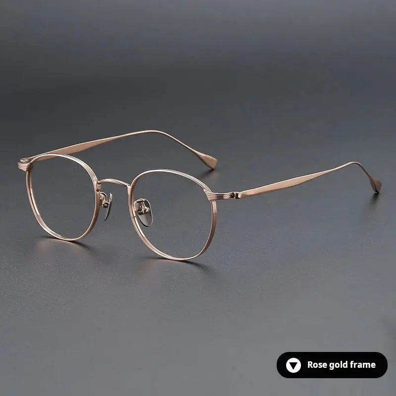 Women's Polygon Full Rim Titanium Prescription Glasses 72184 — view 7 | Rx Spectacle