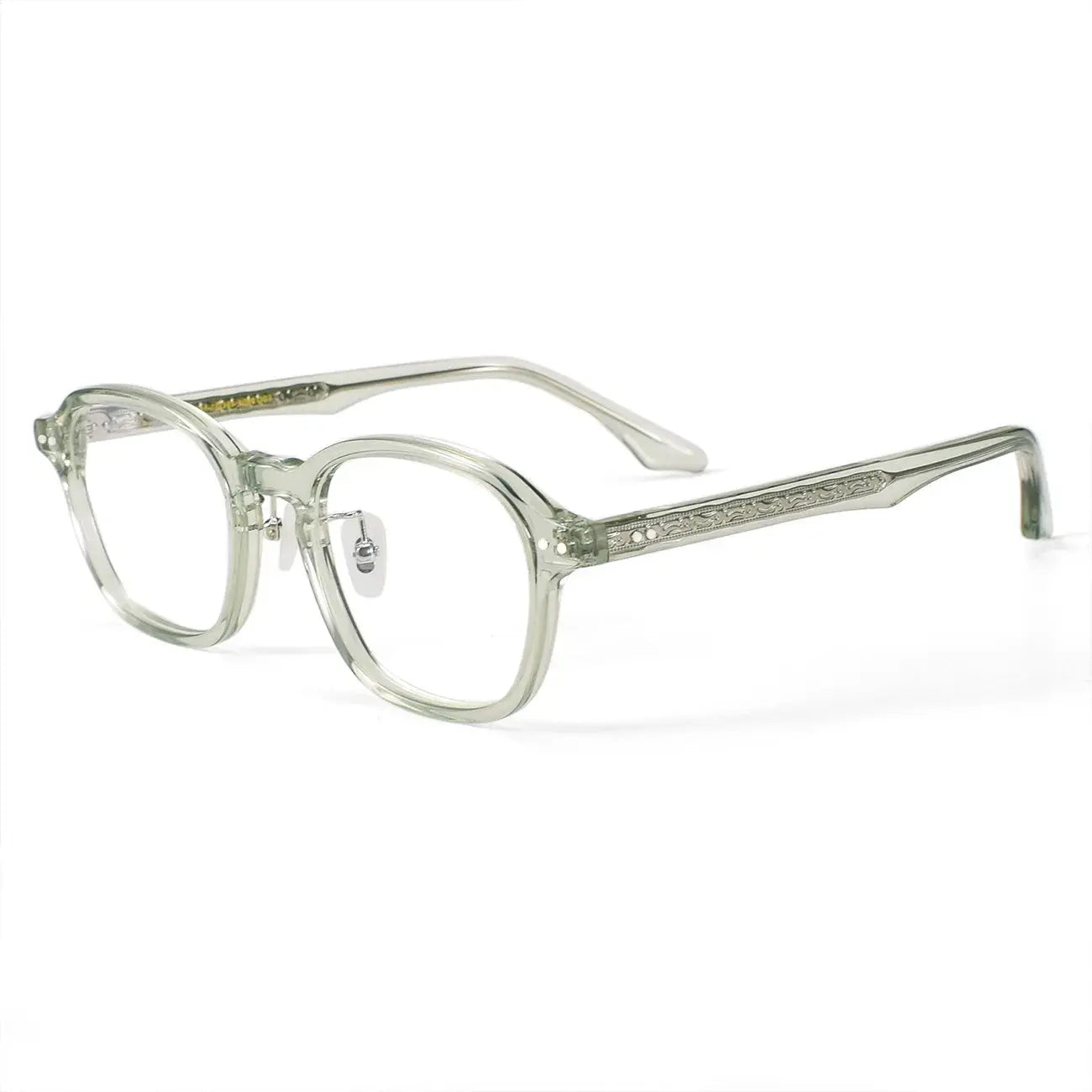 Unisex Polygon Full Rim Acetate Prescription Glasses 369804 — view 6 | Rx Spectacle