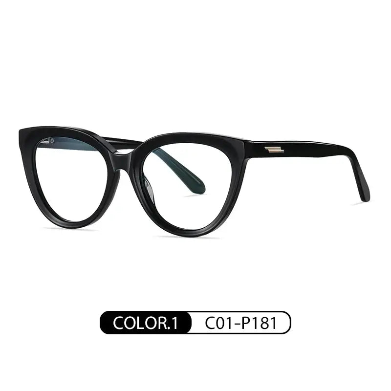 Women's Cat Eye Full Rim Acetate Prescription Glasses 18818 — view 6 | Rx Spectacle