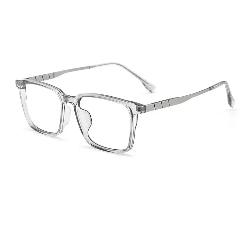Unisex Square Full Rim Titanium Prescription Glasses 499007 — view 6 | Rx Spectacle