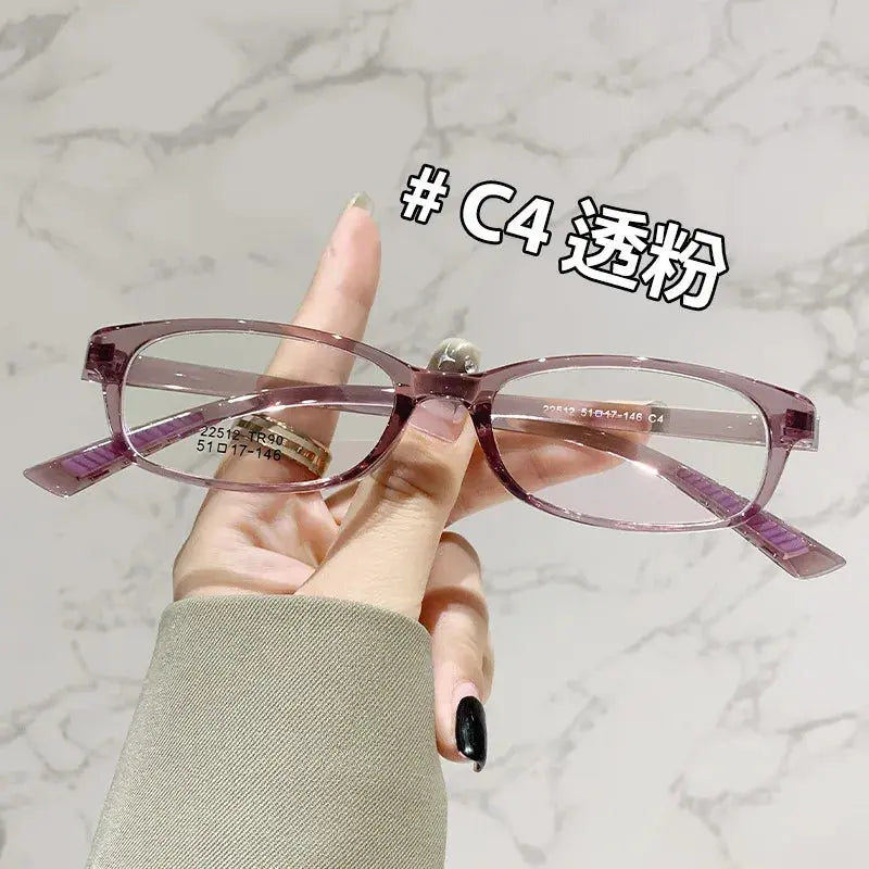 Women's Rectangular Full Rim TR90 Prescription Glasses 22512 — view 8 | Rx Spectacle