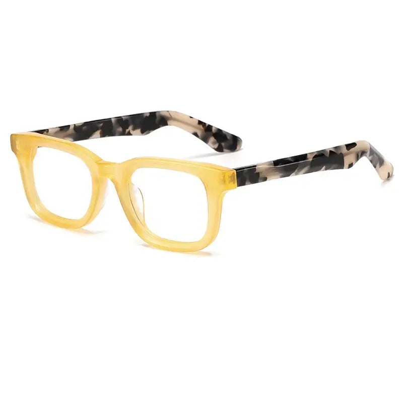 Unisex Square Full Rim Acetate Prescription Glasses 422127 — view 8 | Rx Spectacle