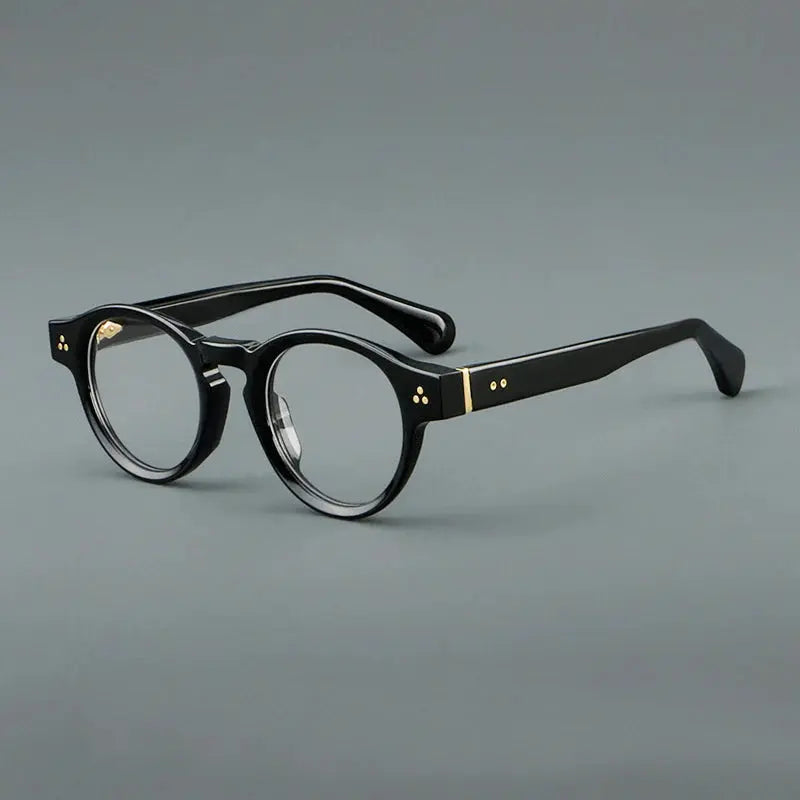 Unisex Oval Full Rim Acetate Prescription Glasses 255011 — view 5 | Rx Spectacle