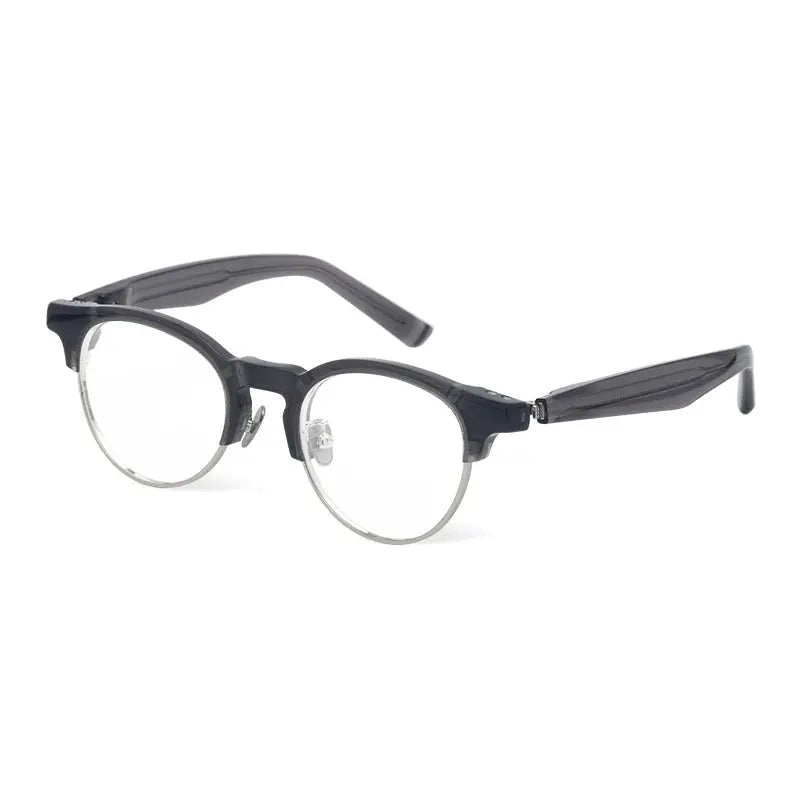 Unisex Oval Full Rim Titanium Prescription Glasses 369006 — view 6 | Rx Spectacle