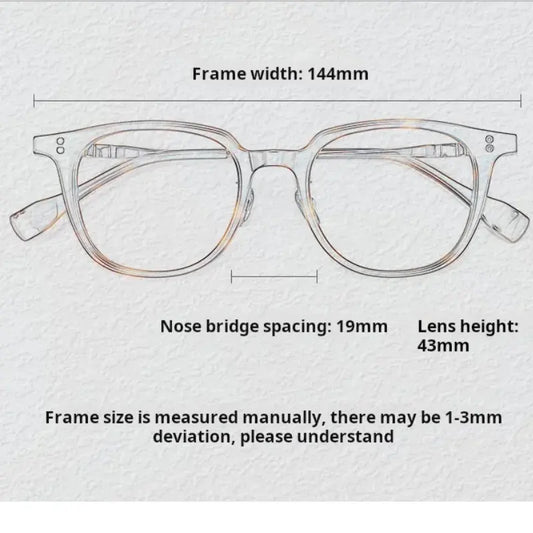 Unisex Square Full Rim Titanium Prescription Glasses 78150 — view 2 | Rx Spectacle
