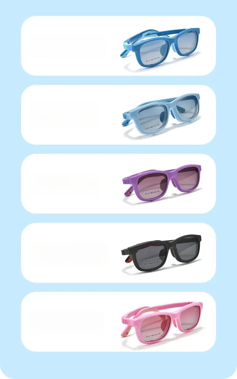 Unisex Square Full Rim TR90 Clip-On Prescription Glasses Y9137 — view 11 | Rx Spectacle