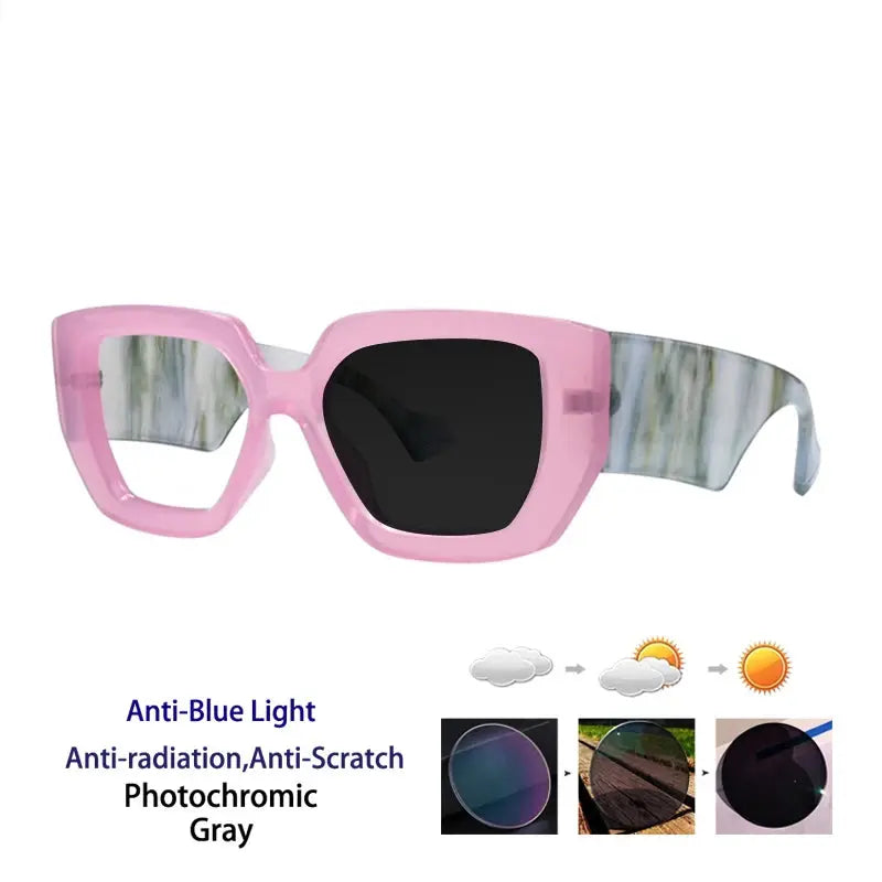 Unisex Square Full Rim Acetate Reading Glasses 86320 — view 14 | Rx Spectacle