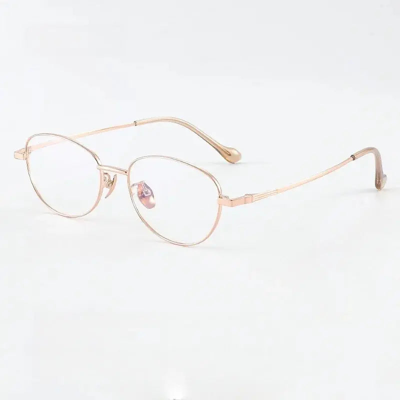 Women's Cat Eye Full Rim Alloy Prescription Glasses 33025 — view 6 | Rx Spectacle