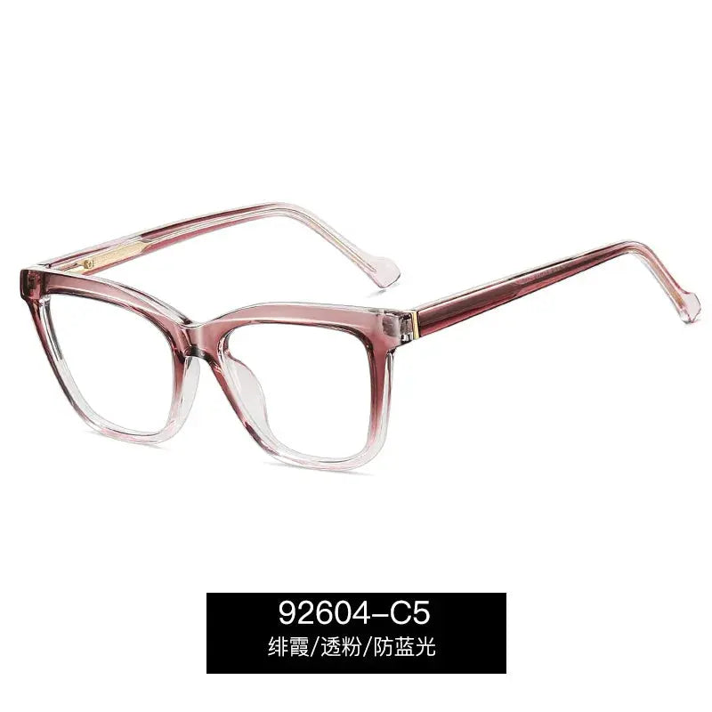 Women's Square Full Rim TR90 Prescription Glasses 392604 — view 10 | Rx Spectacle