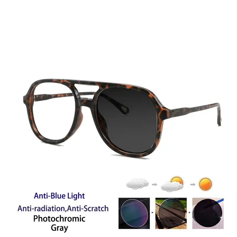 Unisex Square Full Rim TR90 Double Bridge Reading Glasses 73312 — view 10 | Rx Spectacle