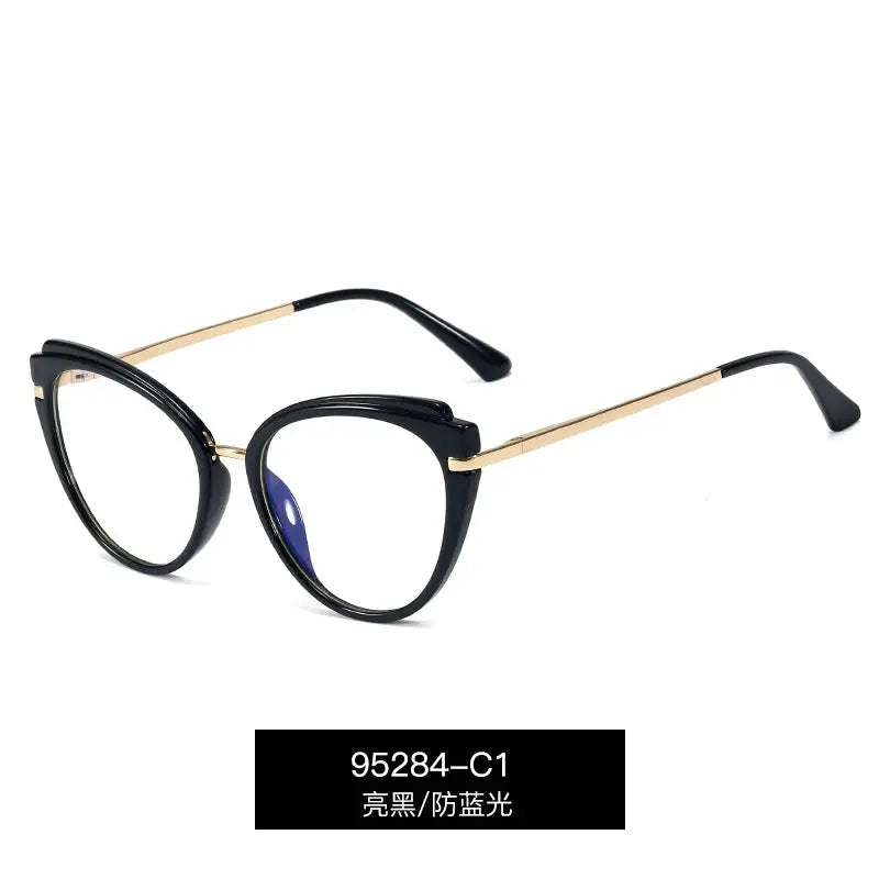 Women's Oval Full Rim TR90 Prescription Glasses 95284 — view 9 | Rx Spectacle