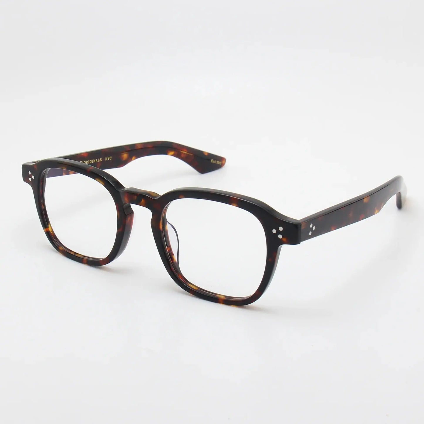 Unisex Square Full Rim Acetate Prescription Glasses 91147 — view 7 | Rx Spectacle