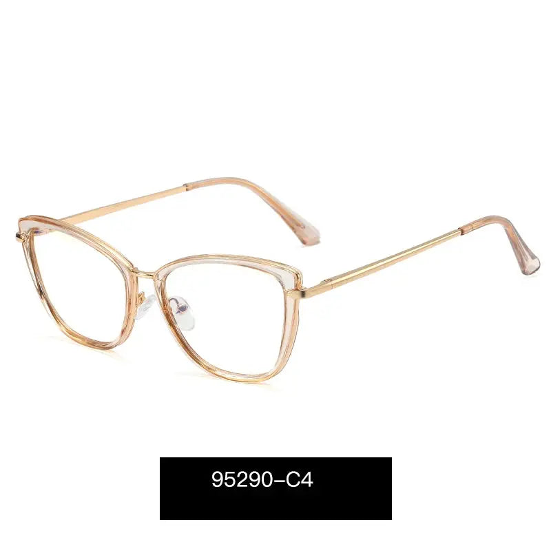 Women's Cat Eye Full Rim TR90 Prescription Glasses 95290 — view 8 | Rx Spectacle