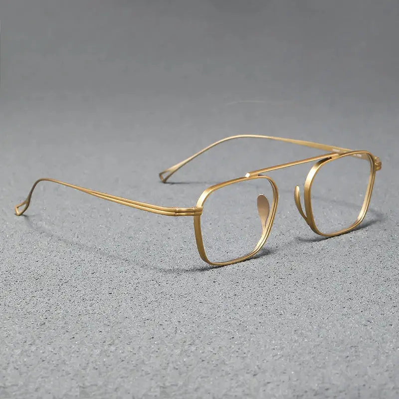 Women's Browline Full Rim Titanium Prescription Glasses 639501 — view 6 | Rx Spectacle