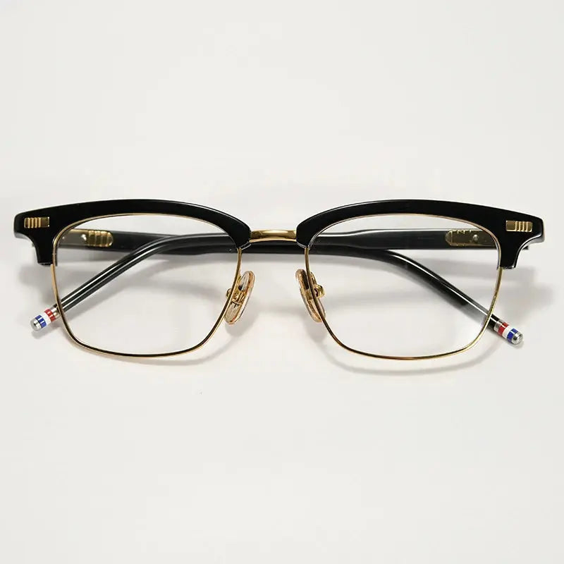 Unisex Square Full Rim Acetate Prescription Glasses 52711 — view 5 | Rx Spectacle