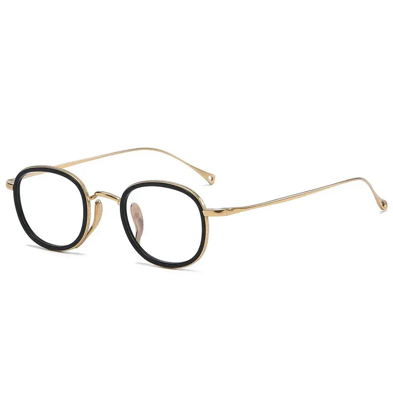 Women's Square Full Rim Titanium Prescription Glasses 367309 — view 7 | Rx Spectacle