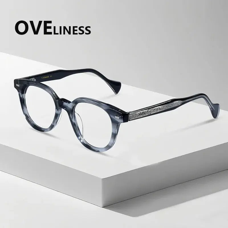 Women's Oval Full Rim Acetate Prescription Glasses 826005 — view 6 | Rx Spectacle