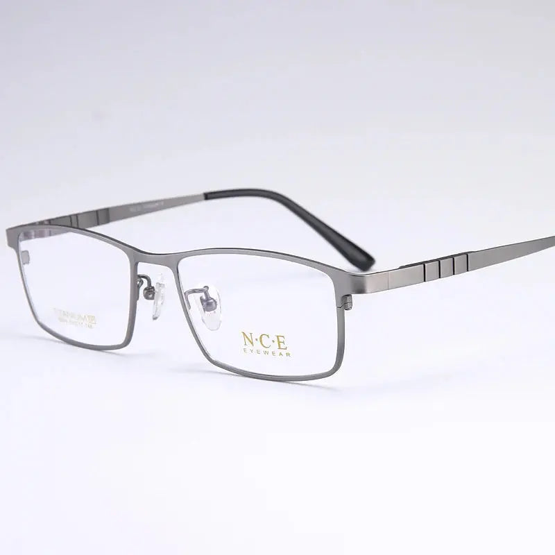 Men's Polygon Full Rim Titanium Prescription Glasses 665009 — view 5 | Rx Spectacle