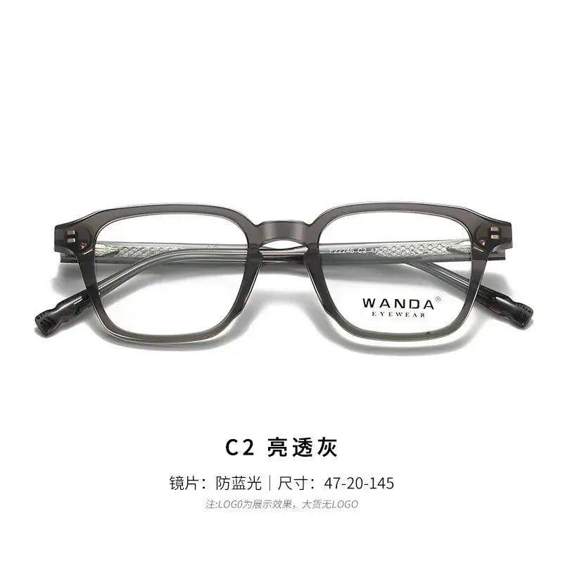 Women's Square Full Rim TR90 Prescription Glasses 22246 — view 6 | Rx Spectacle