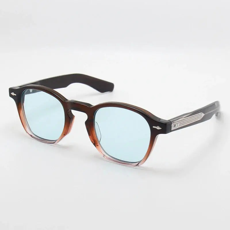 Unisex Square Full Rim Acetate Prescription Glasses 44144 — view 5 | Rx Spectacle