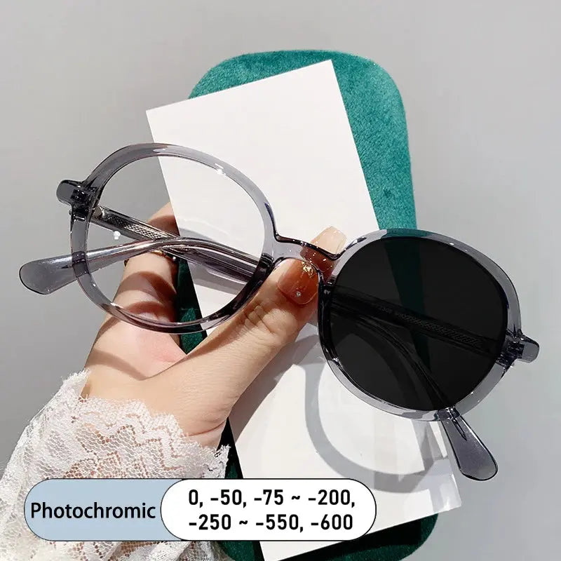 Unisex Round Full Rim TR90 Reading Glasses 422309 — view 7 | Rx Spectacle