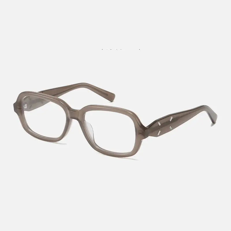 Unisex Square Full Rim Acetate Prescription Glasses 702031 — view 5 | Rx Spectacle