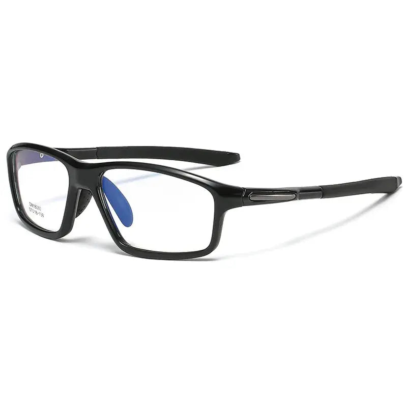 Men's Square Full Rim Titanium Sports Glasses 818080 — view 7 | Rx Spectacle