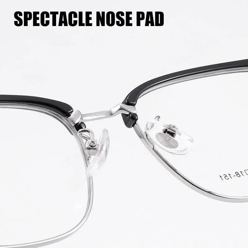 Men's Square Full Rim Acetate Prescription Glasses 8538YF — view 10 | Rx Spectacle
