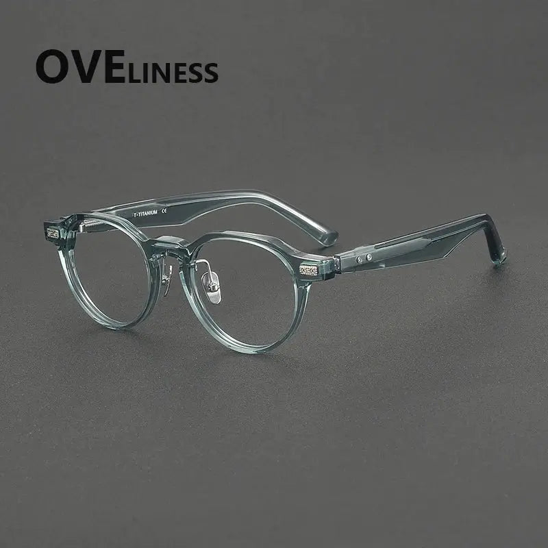 Unisex Round Full Rim Acetate Prescription Glasses 322750 — view 7 | Rx Spectacle