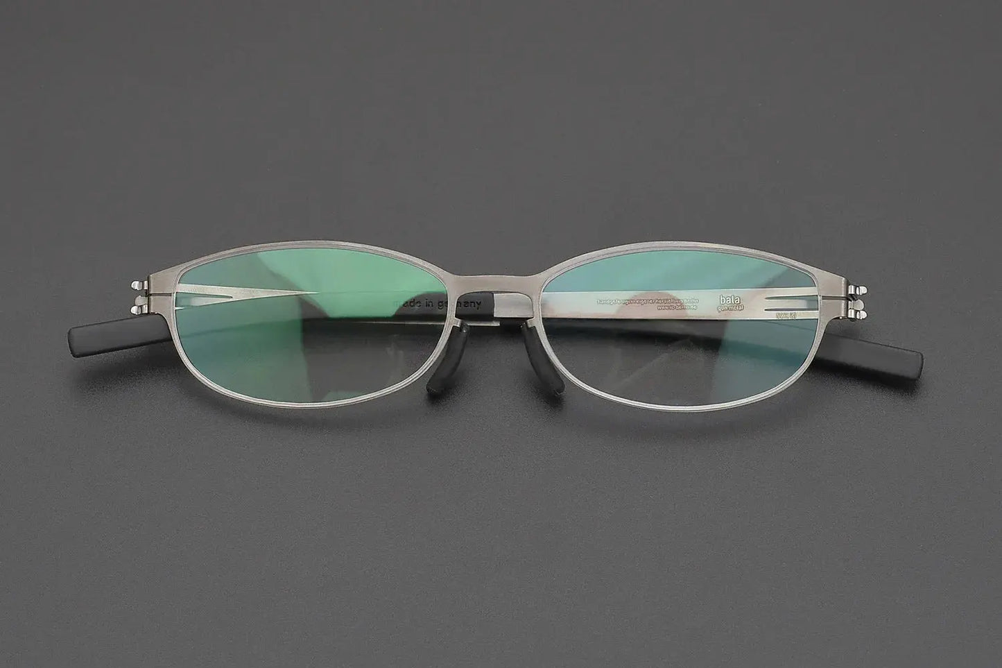 Women's Oval Full Rim Alloy Screwless Prescription Glasses 721007 — view 6 | Rx Spectacle