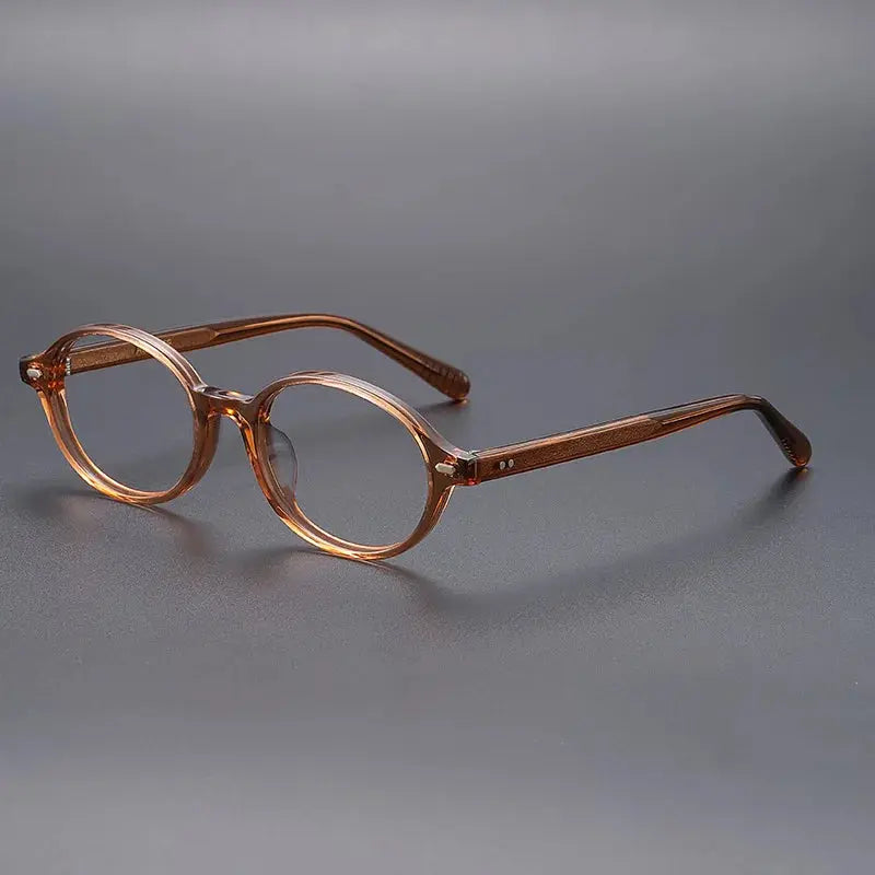 Unisex Round Full Rim Acetate Prescription Glasses 78046 — view 5 | Rx Spectacle