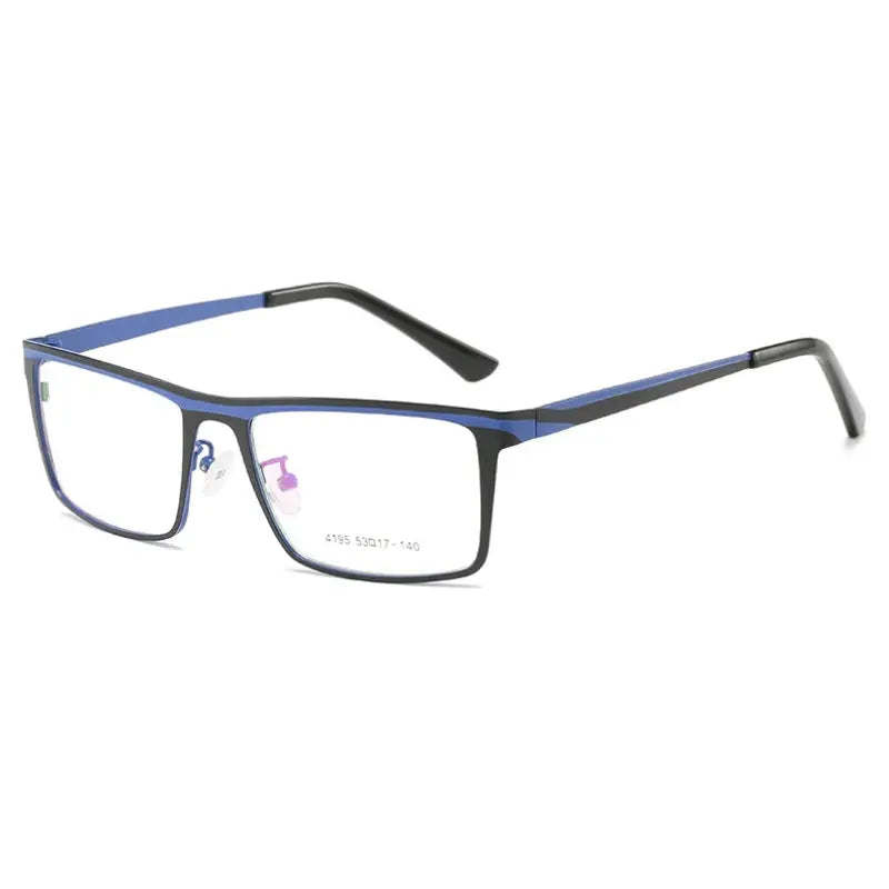 Women's Square Full Rim Alloy Prescription Glasses 944195 — view 6 | Rx Spectacle