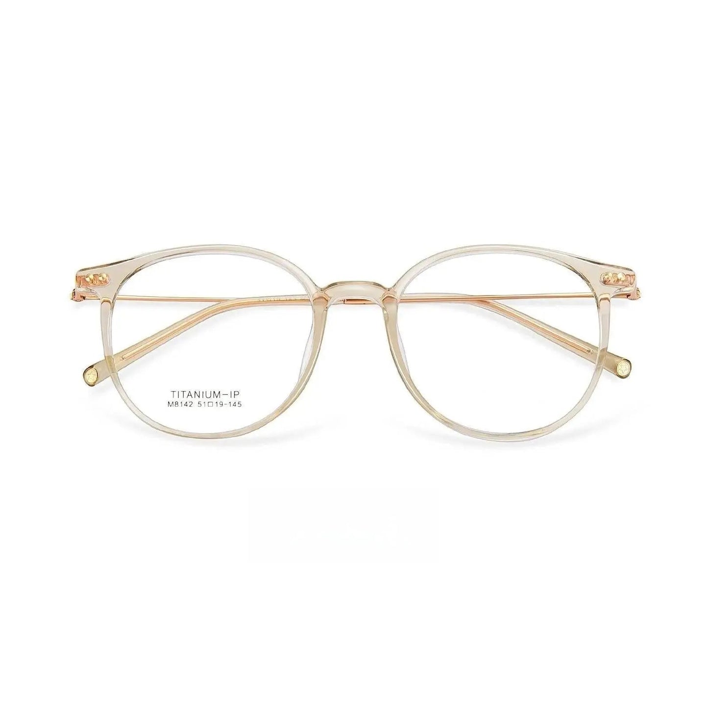 Unisex Square Full Rim Prescription Glasses M8142 — view 12 | Rx Spectacle