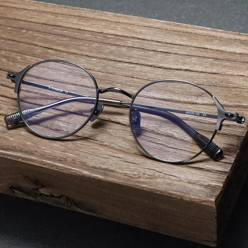 Unisex Round Full Rim Prescription Glasses 281001 — view 6 | Rx Spectacle